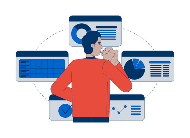 Analyser les informations sur les données pour la prise de décision  Illustration