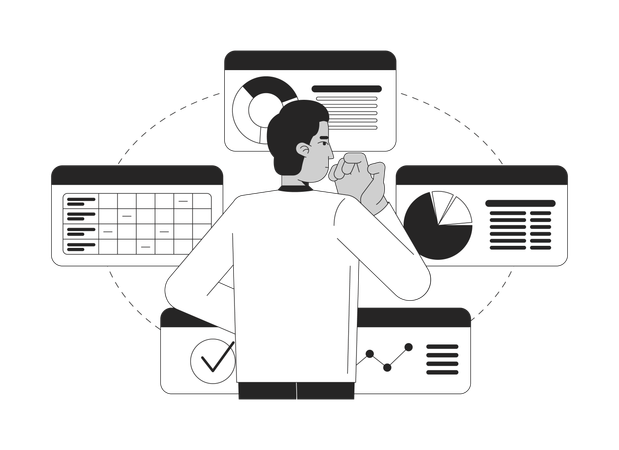 Analyser les informations sur les données pour la prise de décision  Illustration