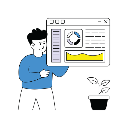 Analyse des statistiques commerciales  Illustration