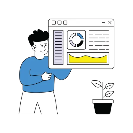 Analyse des statistiques commerciales  Illustration