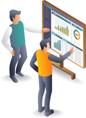 Analyser les tendances de croissance des entreprises Approches d’équipe  Illustration