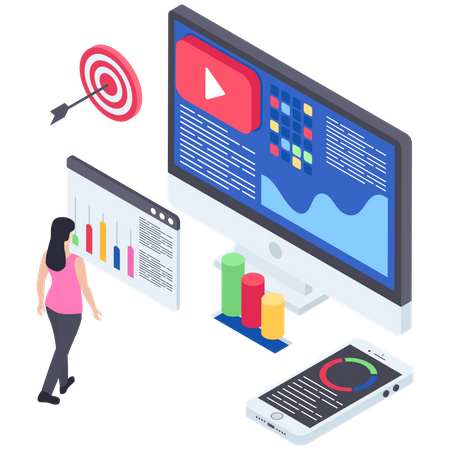 Analyse du marketing vidéo  Illustration