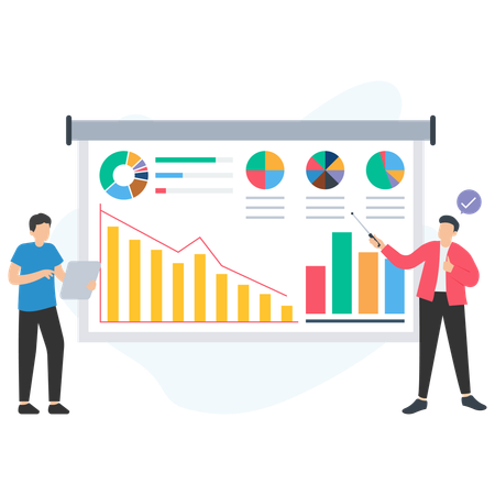 Analyse du tableau de bord des ventes  Illustration