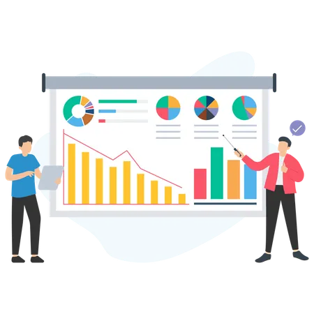 Analyse du tableau de bord des ventes  Illustration