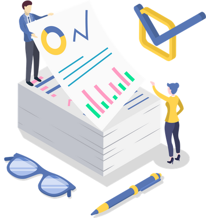 Analyse commerciale  Illustration