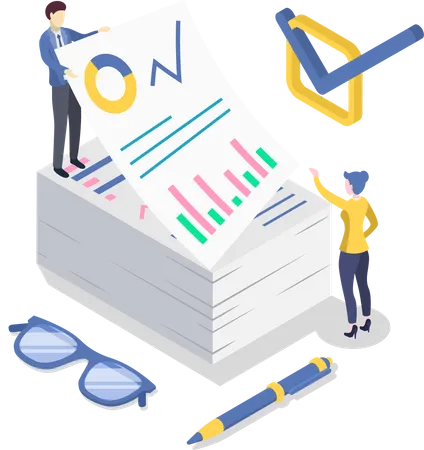 Analyse commerciale  Illustration