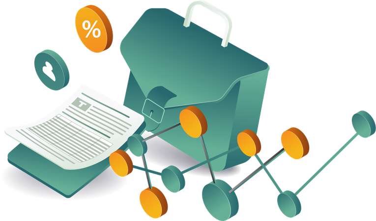 Analyse erfolgreicher Unternehmer  Illustration