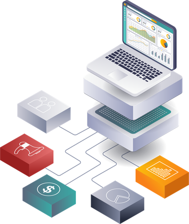 Analyse informatique dans les réseaux de développement commercial  Illustration