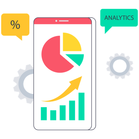 Analytics-Management-Anwendung  Illustration