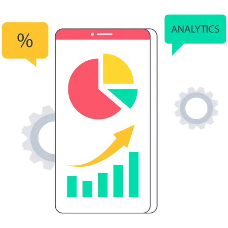 Analytics-Management-Anwendung  Illustration