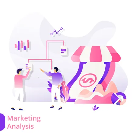 Analyse marketing  Illustration