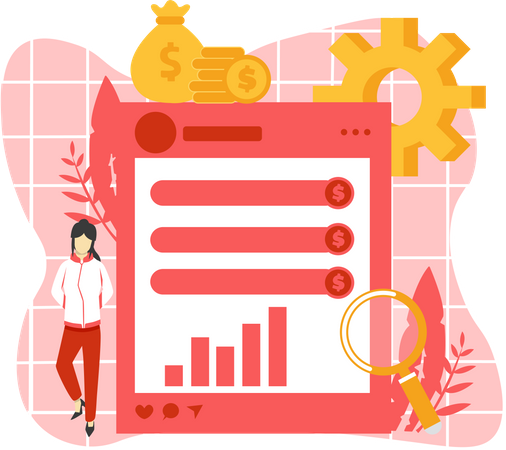 Analyse marketing  Illustration