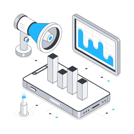 Analyse marketing et analyse de croissance  Illustration