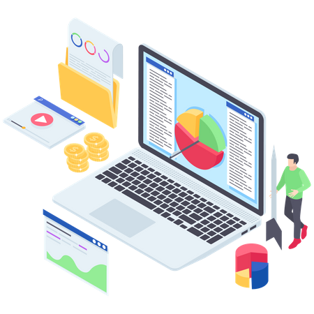 Analyse marketing  Illustration