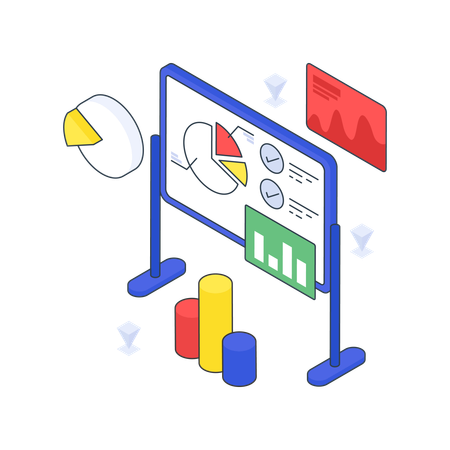 Analysepräsentation  Illustration