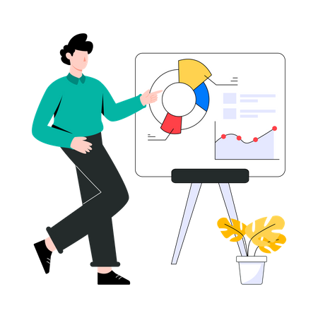 Analysepräsentation  Illustration