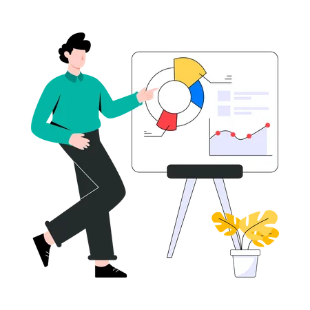 Analysepräsentation  Illustration