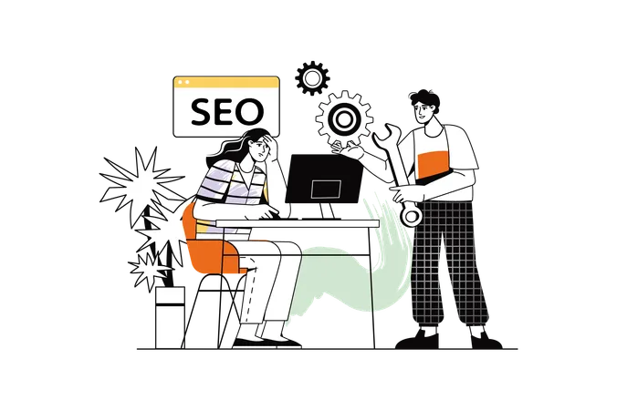 Analyse SEO  Illustration