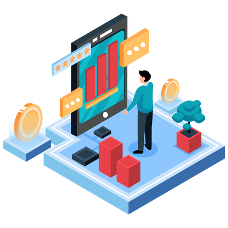 Analyse statistique en ligne  Illustration