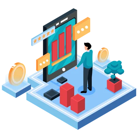 Analyse statistique en ligne  Illustration