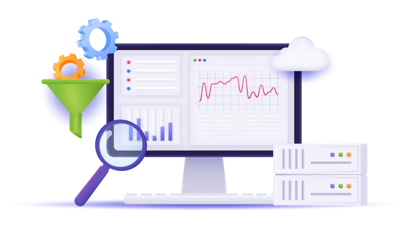 Analyse statistique en ligne  Illustration