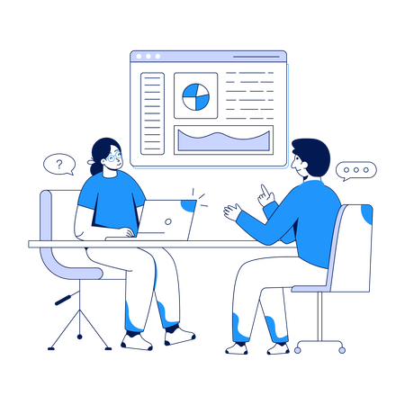 Analyse des statistiques commerciales  Illustration