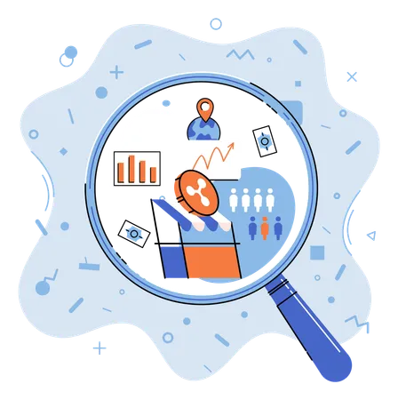 Analyse des statistiques de marché  Illustration