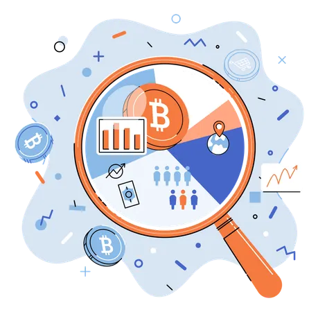 Analyse des statistiques de marché  Illustration