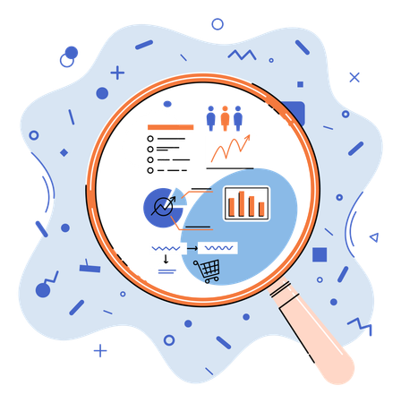 Analyse des statistiques de marché  Illustration