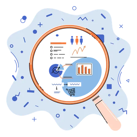 Analyse des statistiques de marché  Illustration