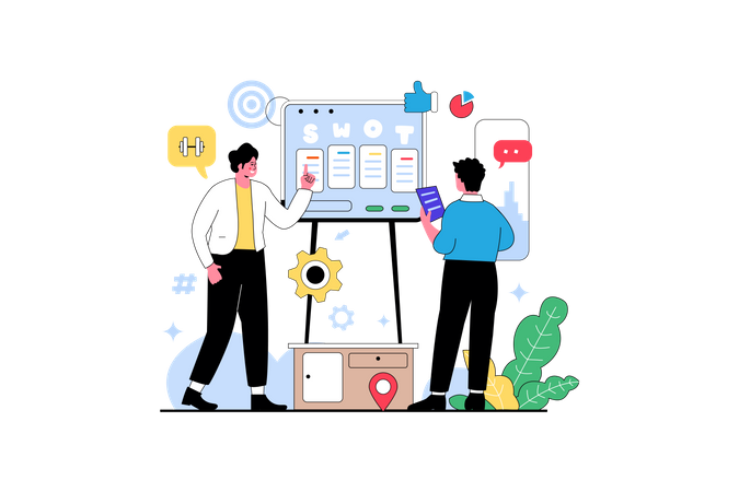 Analyse SWOT  Illustration