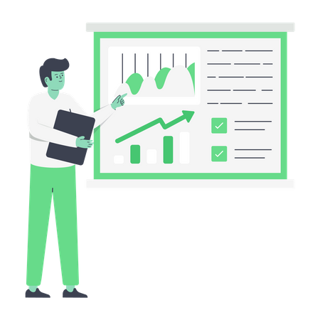 Analysepräsentation  Illustration