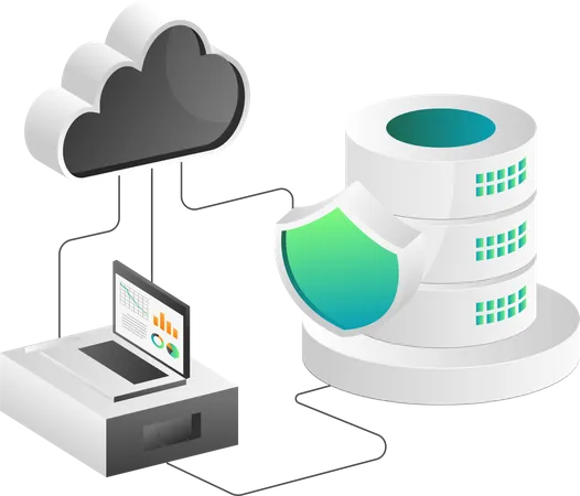 Analyser la base de données du serveur cloud  Illustration