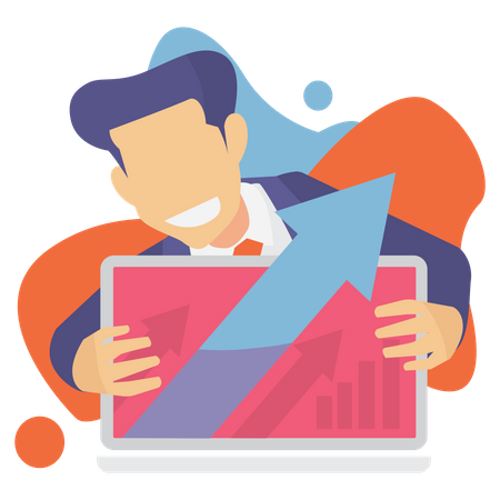 Analyser le graphique de croissance  Illustration