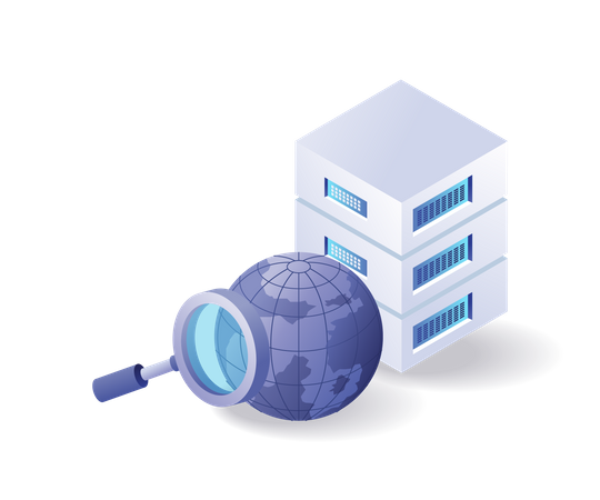 Analyser les données du serveur mondial  Illustration