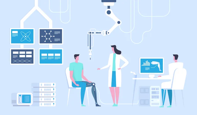 Analyse des soins de santé  Illustration