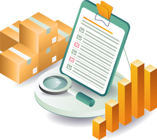 Analysing package delivery data  Illustration