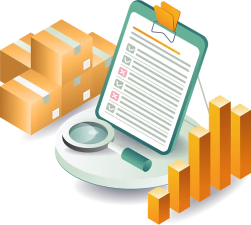 Analysing package delivery data  Illustration