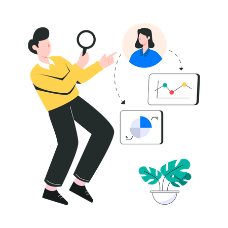 Analysing User Profile  Illustration