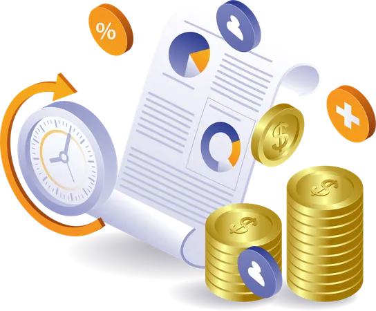 Analysis of business financial growth performance  Illustration