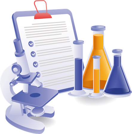 Analysis of classroom experimental laboratory results  일러스트레이션