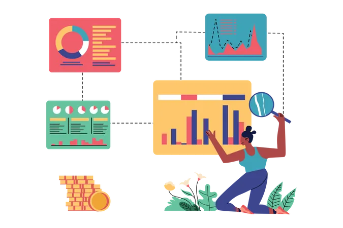 Analysis of Data Blockchain  Illustration