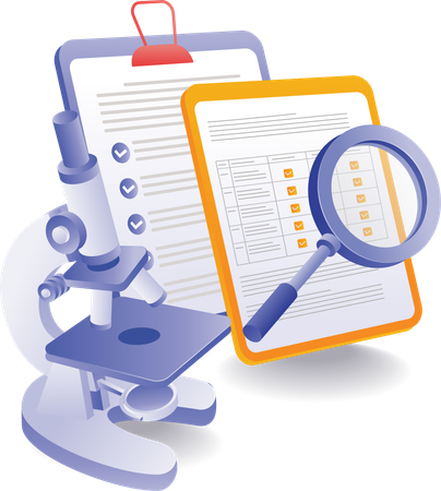 Analysis of experimental laboratory results  일러스트레이션