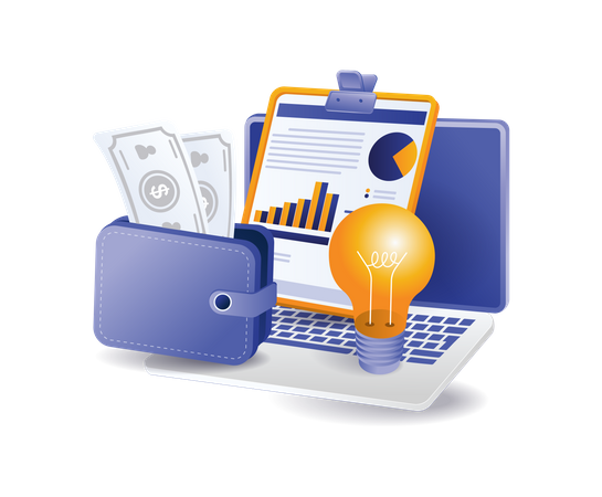 Analysis of investment business income data  Illustration