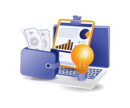 Analysis of investment business income data  Illustration