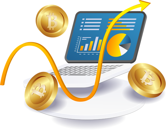 Analysis of the benefits of the bitcoin technology business  Illustration