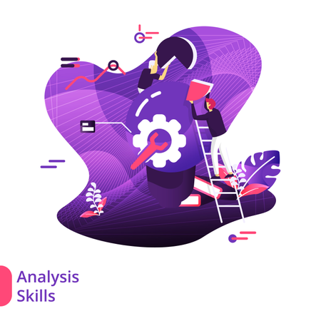 Analysis Skills Modern Illustration  Illustration