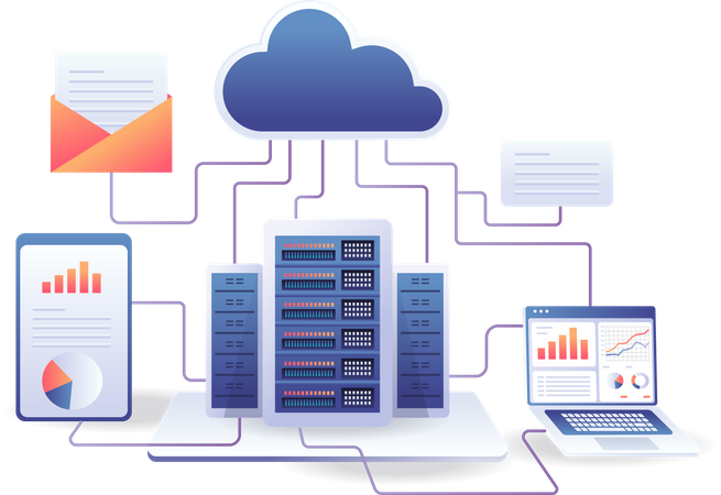 Analyst data server  Illustration