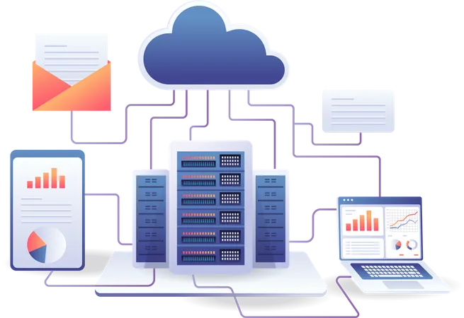 Analyst data server  Illustration