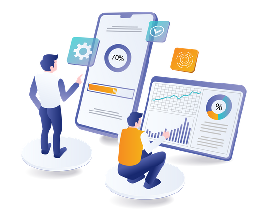 Analyste de données commerciales  Illustration